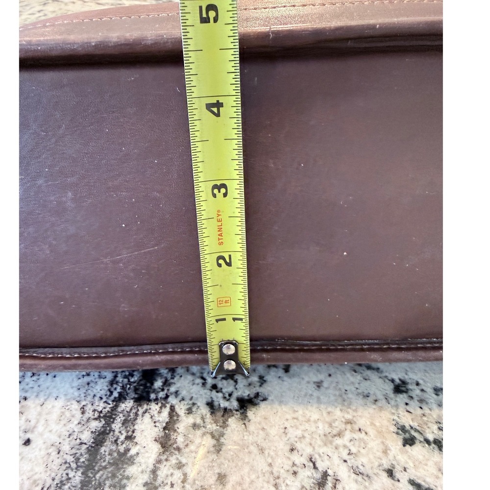 Vintage Coach Mahogany Brown Leather Tote Bag USA Made 9303 Zip Top Handbag - Picture 9 of 16